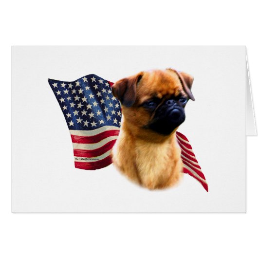 Brussels Griffon Flag Cards (Front Horizontal)