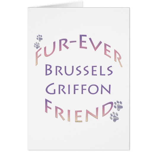 Brussels Griffon Furever Cards (Front)