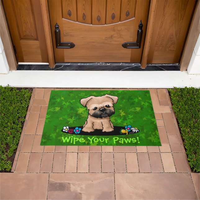 Brussels Griffon Garden Helper Doormat (Outdoor)