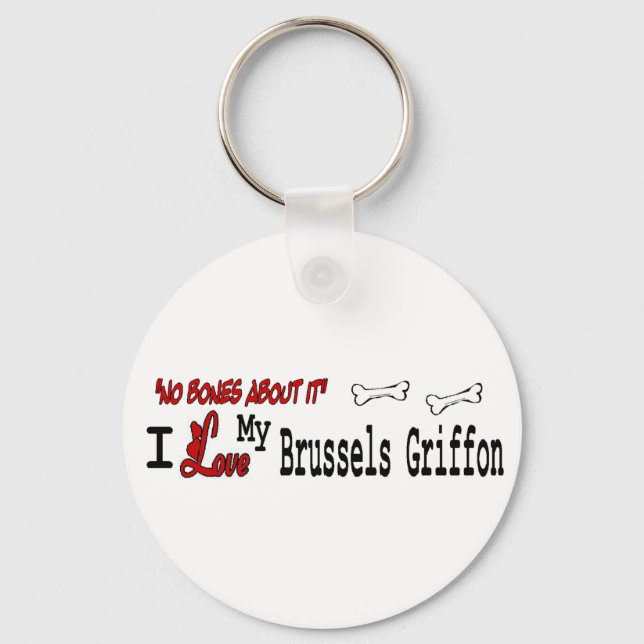 Brussels Griffon Gifts Keychain (Front)