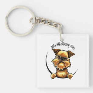 Brussels Griffon Its All About Me Keychain