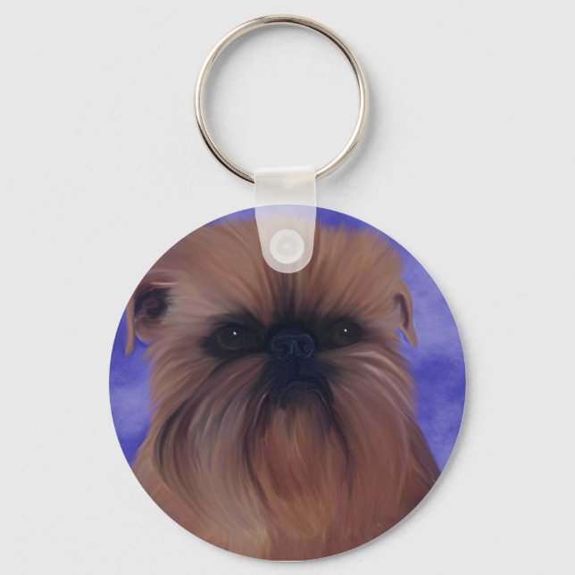 Brussels Griffon Keychain (Front)
