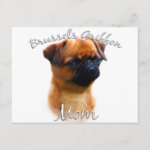 Brussels Griffon Mom 2 Postcard