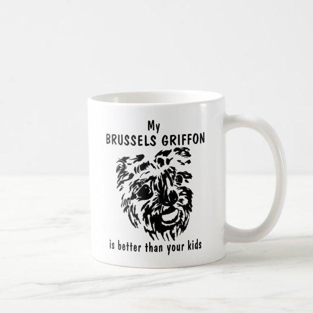 Brussels Griffon mug (Right)