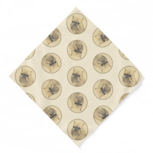 Brussels Griffon Painting Red Rough Cute Dog Art Bandana