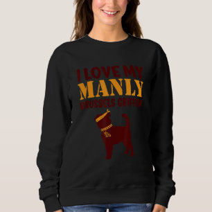 Brussels Griffon Pet Funny Boy Dog Pup Gender Reve Sweatshirt