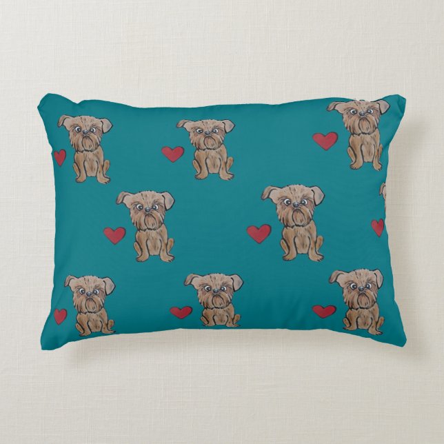 Brussels Griffon Pillow (Front)
