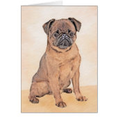 Brussels Griffon Smooth Painting Original Dog Art (Front)