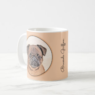 Brussels Griffon Smooth Painting Original Dog Art Coffee Mug