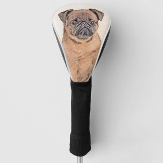 Brussels Griffon Smooth Painting Original Dog Art Golf Head Cover