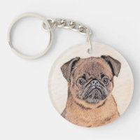 Brussels Griffon Smooth Painting Original Dog Art