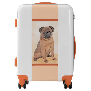 Brussels Griffon Smooth Painting Original Dog Art Luggage