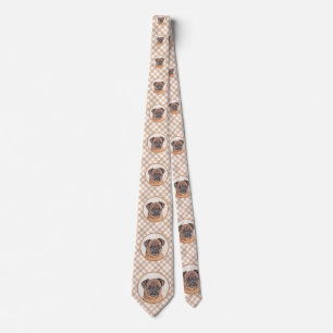 Brussels Griffon Smooth Painting Original Dog Art Neck Tie