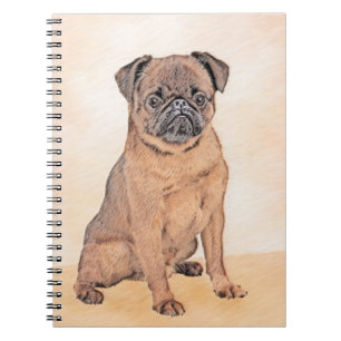 Brussels Griffon Smooth Painting Original Dog Art Notebook