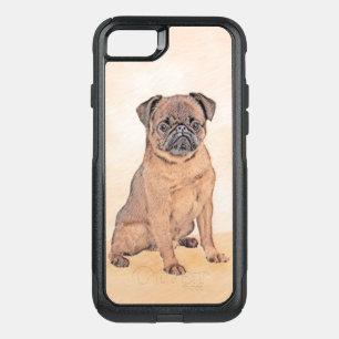 Brussels Griffon Smooth Painting Original Dog Art OtterBox Commuter iPhone SE/8/7 Case