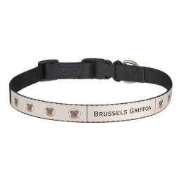 Brussels Griffon Smooth Painting Original Dog Art  Pet Collar