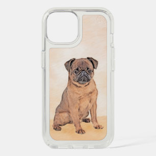 Brussels Griffon Smooth Painting Original Dog Art iPhone 15 Case