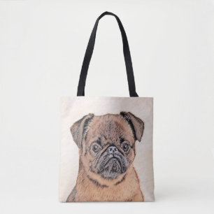 Brussels Griffon Smooth Painting Original Dog Art Tote Bag