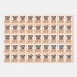 Brussels Griffon Smooth Painting Original Dog Art Wrapping Paper Sheets