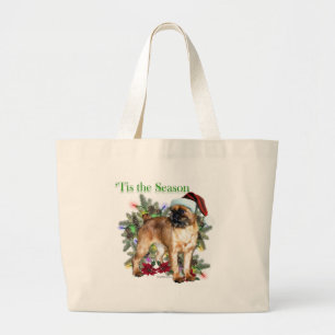 Brussels Griffon ‘Tis Large Tote Bag