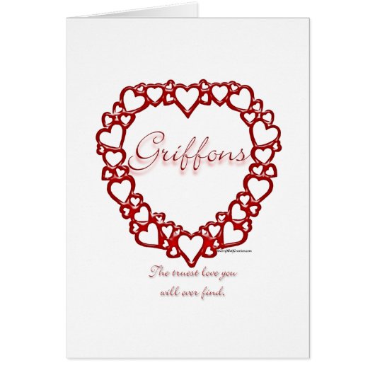 Brussels Griffon True Love Cards (Front)