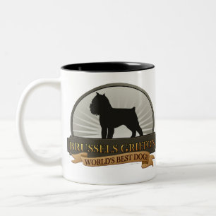Brussels Griffon Two-Tone Coffee Mug
