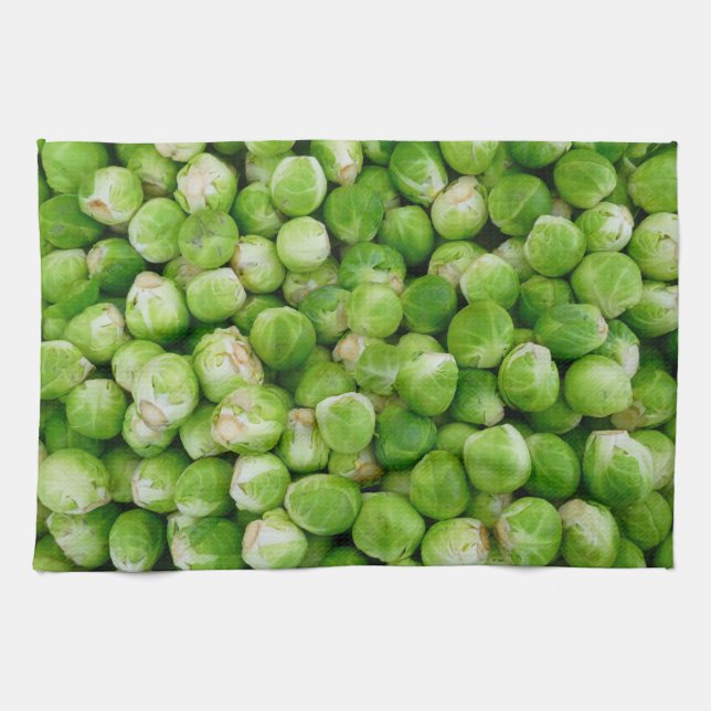 Brussels sprouts cabbage towel (Horizontal)