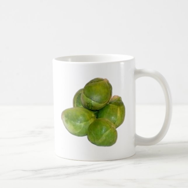 Brussels Sprouts Coffee Mug (Right)