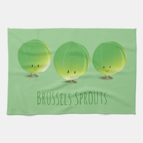 Brussels Sprouts  Kitchen Towel