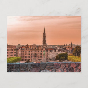 Brussels Square Belgium Postcard