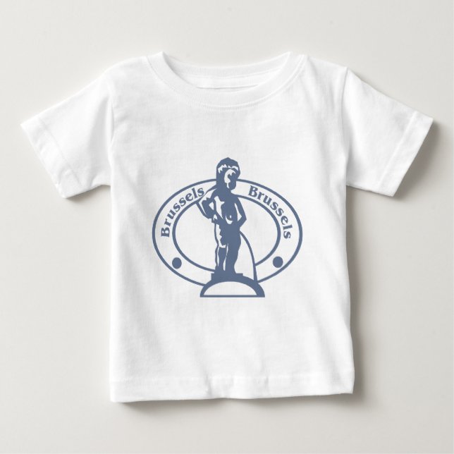 Brussels Stamp Baby T-Shirt (Front)