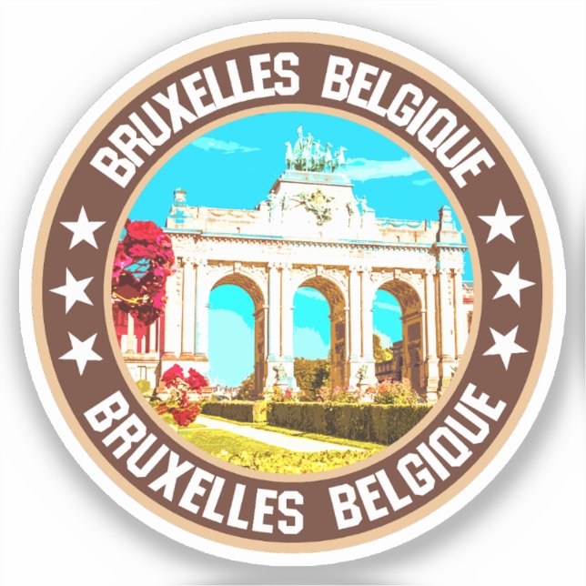 Brussels                                           sticker (Front)