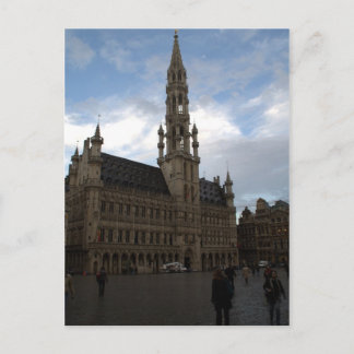Brussels Town Hall Postcard