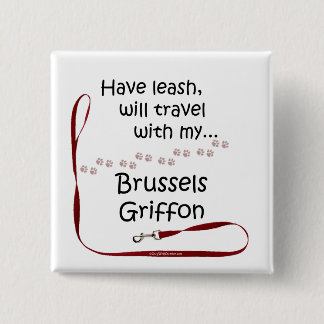 Brussels Travel Leash - Button