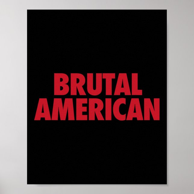 Brutal American  Poster (Front)
