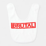 Brutal Stamp Baby Bib