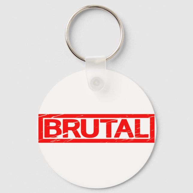 Brutal Stamp Keychain (Front)