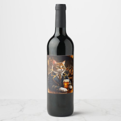  Brutal Ukraine Cat Pub Grub Labels Wine Label