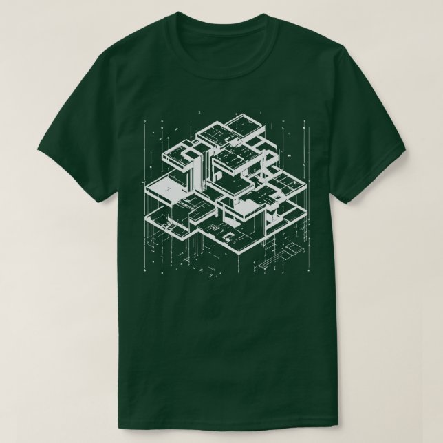 brutalism architecture T-Shirt (Design Front)