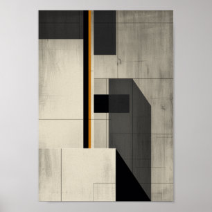 Brutalist Architecture Minimalist Wall Art