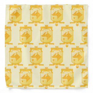 Brutalist HUFFLEPUFF™ Crest Bandana