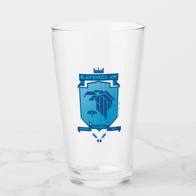 Brutalist RAVENCLAW™ Crest Glass (Front)