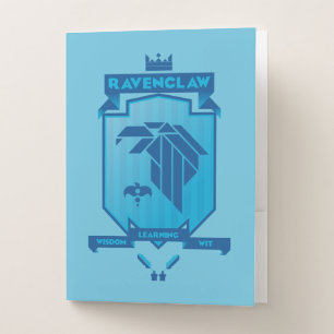 Brutalist RAVENCLAW™ Crest Pocket Folder