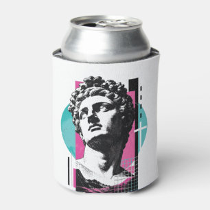 Brutalist Retro Jesus Greek Statue Colossians 2:3 Can Cooler