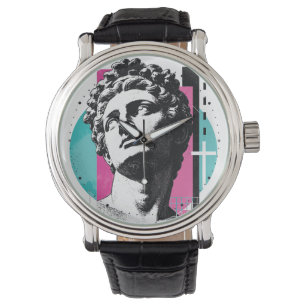 Brutalist Retro Jesus Greek Statue Colossians 2:3 Watch