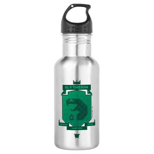 Brutalist SLYTHERIN Crest Stainless Steel Water Bottle