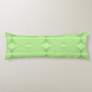 Brutalist Waves: Pistachio & Fresh Green Body Pillow