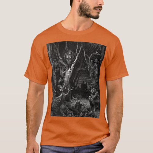 Brute Harpies Dantes Inferno Alighieri Dante T_Shirt