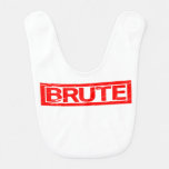 Brute Stamp Baby Bib