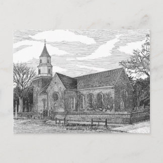 Bruton Parish Church, Williamsburg Postcard